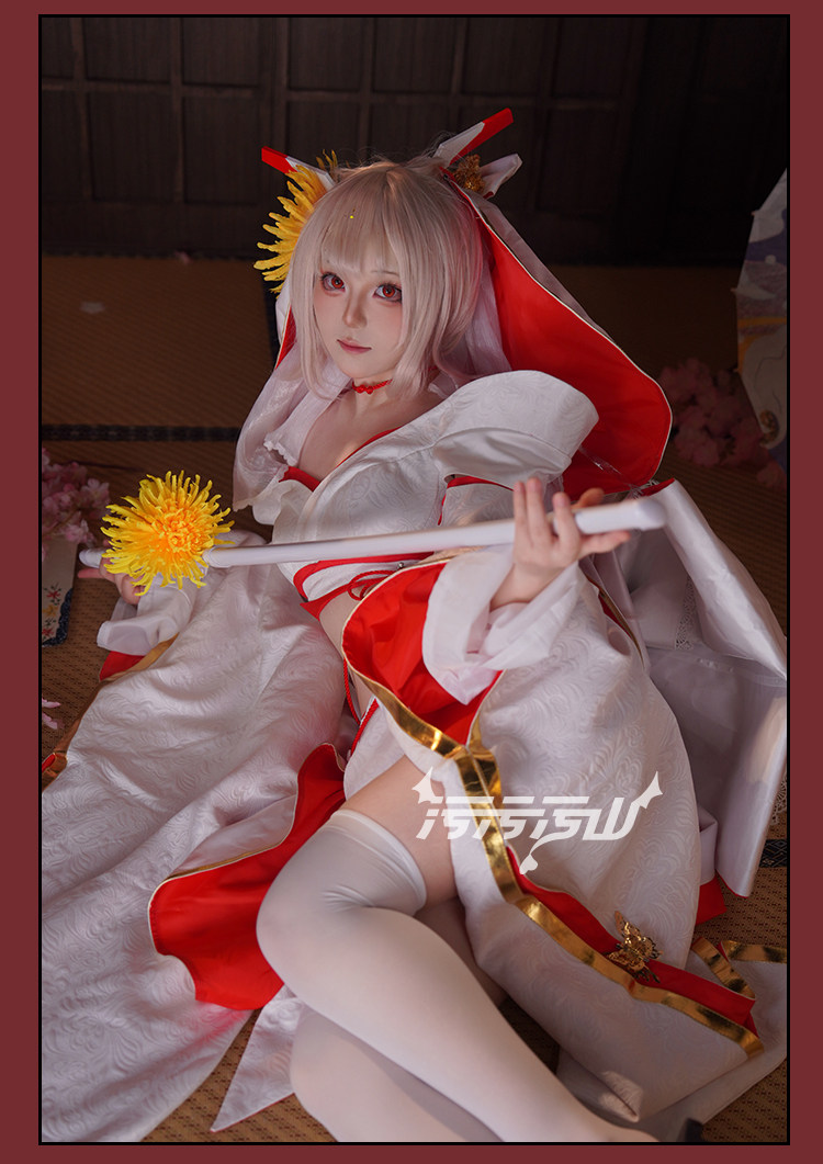 Azur Lane Ayanami Oni Shrine Outfit Cosplay Costume