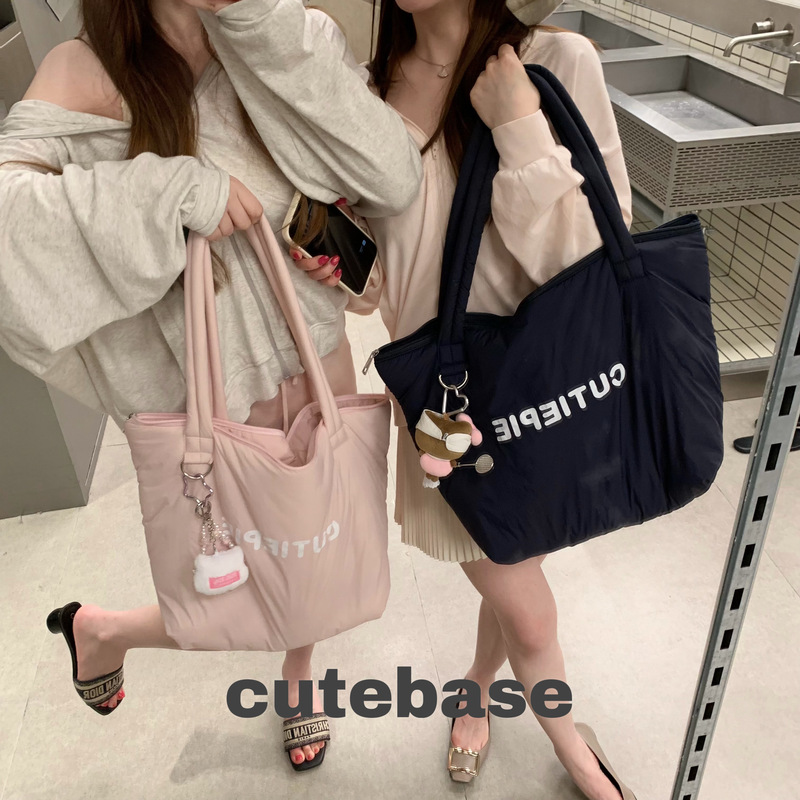 Cutebase/Mm Cute Girl Soft Bag/Super Super Soft! Single Shoulder Thick Cotton Tote Bag Gym Bag Travel Bag Cutebase/Mm Cute Girl Soft Bag/Super Super Soft! Single Shoulder Thick Cotton Tote Bag Gym Bag Travel Bag