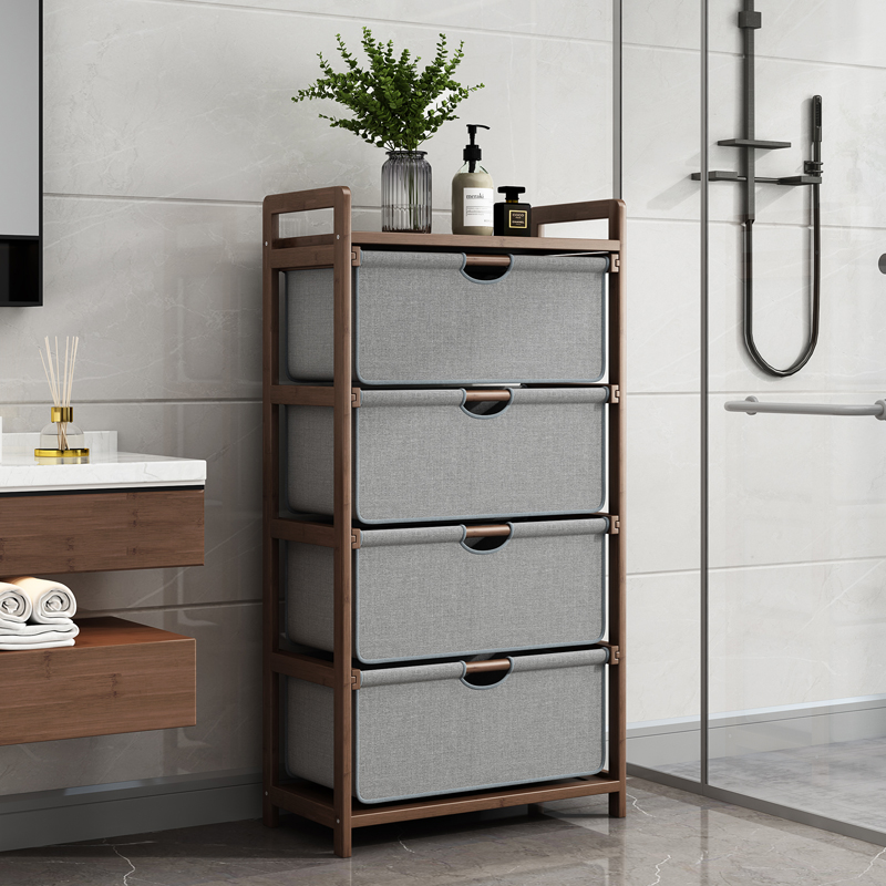 Floor Shelf Home Shelve Locker Cabinet Finishing Rack Bathroom Makeup Room Multilayer Ins-in-home Containing Seminators