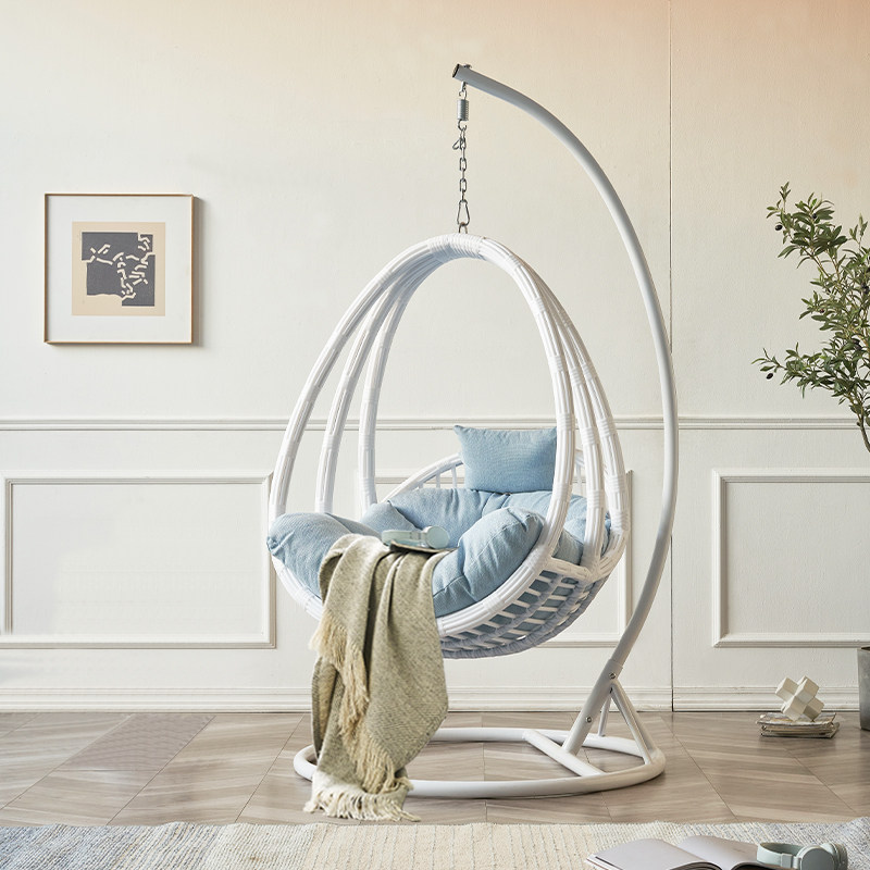 Cradle chair Chairlift Home balcony Leisure chair Indoor Swing Rocking Chair Mesh Red Hammock Bed Chair Single hanging basket Rattan Chair