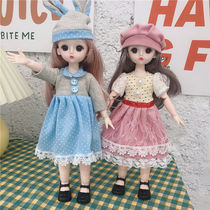 30cm Tongle Barbie Princess Big Set Little Girl Children's Toys Birthday Gift Doll Net