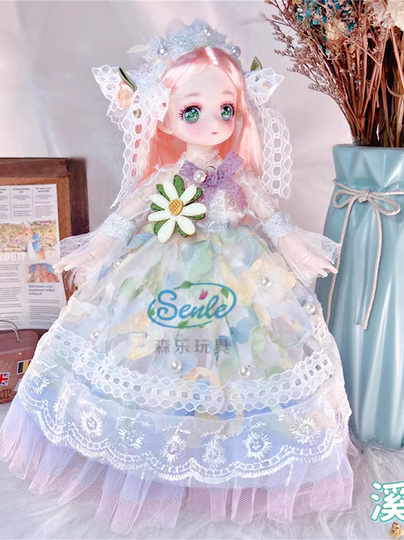30厘米儿童洋娃娃生日礼物女孩子女童6岁网红5公主10女生6换装玩