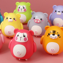 Electric swing chicken children magnetic baby cute can run magnetic duck team girl cute pet toy