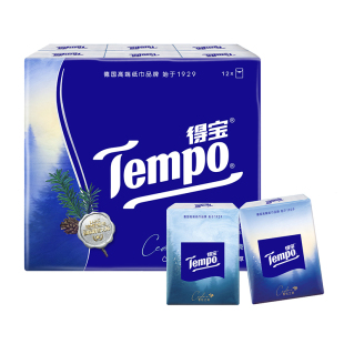 Tempo得宝雪松之境手帕纸12包
