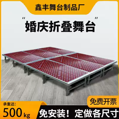 Folding stage shelf wedding stage platform Assembly kindergarten indoor activities mobile fast stage truss