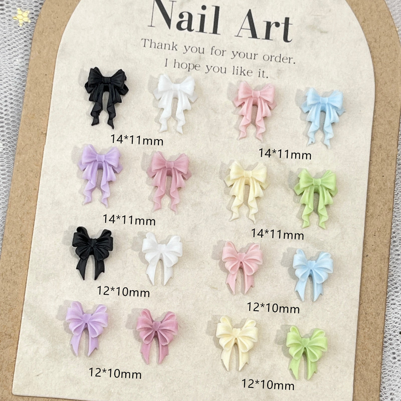 Internet Celebrity Ribbon Bow Nail Art Accessories Fairy Style Versatile Three-Dimensional Double-Layer Bow DIY Wearable Nail Decorations Internet Celebrity Ribbon Bow Nail Art Accessories Fairy Style Versatile Three-Dimensional Double-Layer Bow DIY Wearable Nail Decorations
