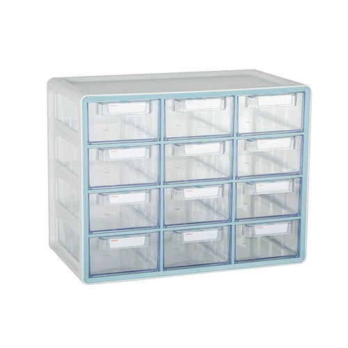 Южнокорейский органайзер для канцелярских товаров SYSMAX серии SYSTEM, многофункциональный ящик для хранения с 12 сетками, органайзер для инструментов, ящик для хранения косметических инструментов, ящик для хранения, ящик для хранения домашнего рабочего стола, офиса