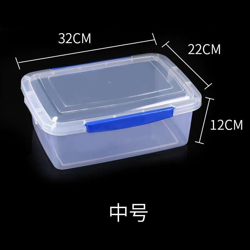 Large household hotel with transparent crisper plastic refrigerator rectangular freezer storage box sealed food box