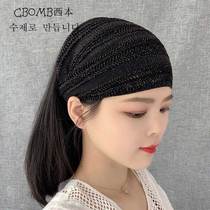 Headwear cover Broken Hair Suitable for short hair Hair With White Hair Covering the Divine Instrumental Hairpin Prominent young Fat Brigade Head Hoop Wash face