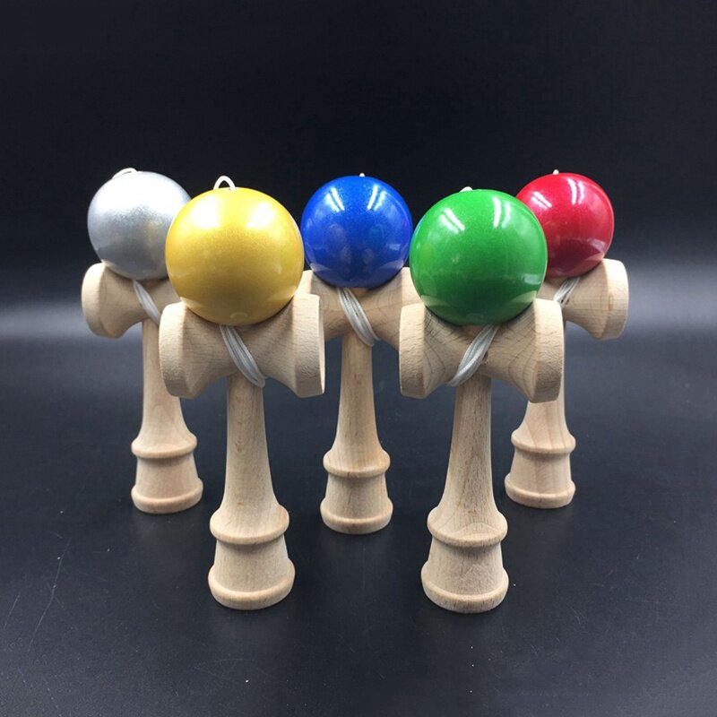 new 12CM Kids Kendama Toys Wooden Kendama Skillful Juggling
