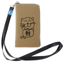 Mobile phone anti-dust bag (buy 1 get 1 free)7 inch large screen zipper mobile phone packaging mobile phone small bag portable sticker