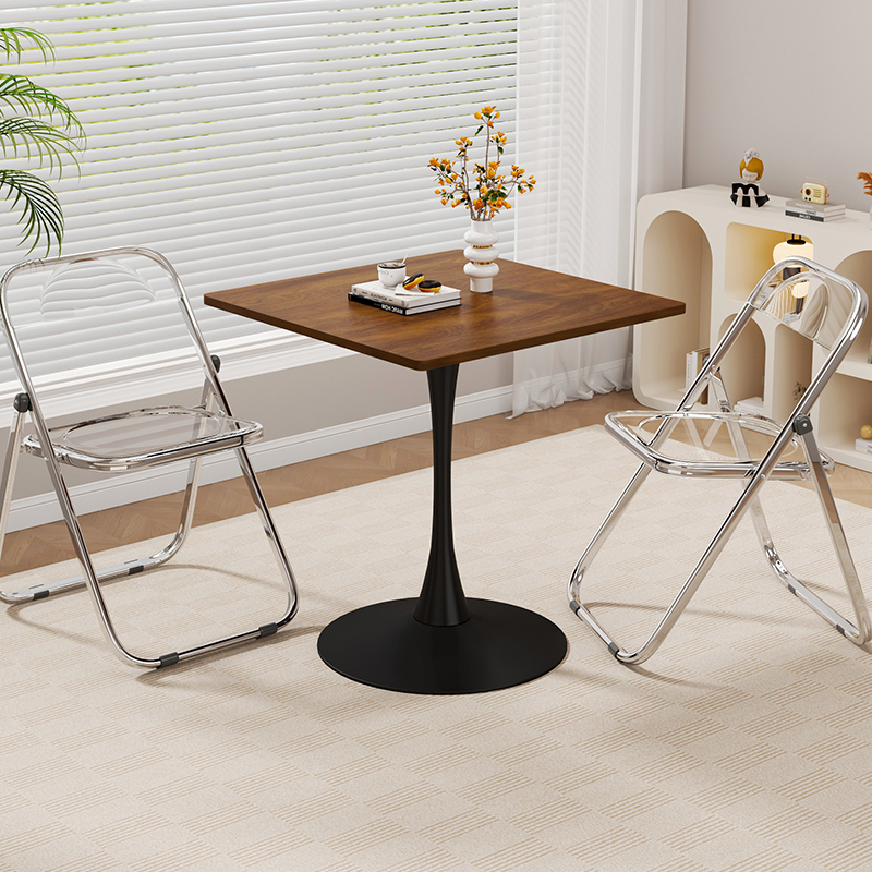 Internet-Famous Round Table and Chair Set for Apartment, Home Balcony Table, Commercial Dining, Milk Tea and Snack Shop, Guest Reception and Negotiation Table
