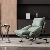 Modern minimalist Nordic single leisure chair light luxury designer living room balcony net red technology cloth lazy sofa