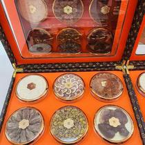Gift-giving high-end gift box big brand six-piece deer antler American ginseng dendrobium red ginseng morel mushroom Ganoderma pure handmade 198 8