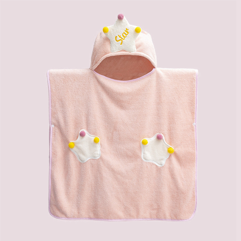 Children's Bath Towel Poncho for Girls and Boys, Special for Older Kids, Babies, and Infants, More Absorbent Than Pure Cotton, for Bathing and Swimming Bathrobe
