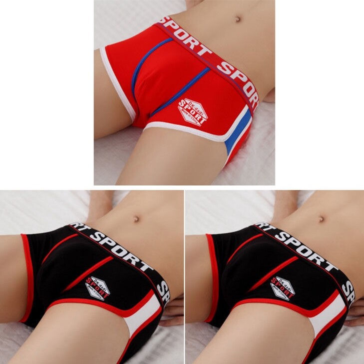 New Collection Men's Underpants Boxer Cotton Boutique Underwear Men's Young Students Sports Boxer Shorts Men's