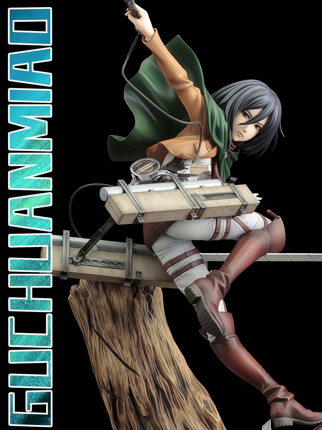 Attack on Titan Mikasa-Akima Soldier Levi Allen Gk Anime Model Figurine Gift