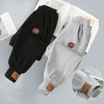 Guochao Li Ning joint girl pants autumn and winter money outside wearing children warm casual pants 10 year old girl Wei pants CUHK