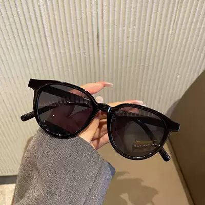 2021 New Net red sunglasses female small face ins personality Hong Kong style retro style pop pop-up style pop-up glasses sunglasses