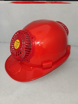 Sun protection safety helmet on electric fan construction site men's head of air conditioning radiating lithium power intelligent dual power supply version male