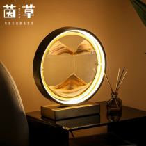 Art hourglass light luxury living room ornaments home accessories creative lights quicksand painting housewarming new home gifts birthday gifts