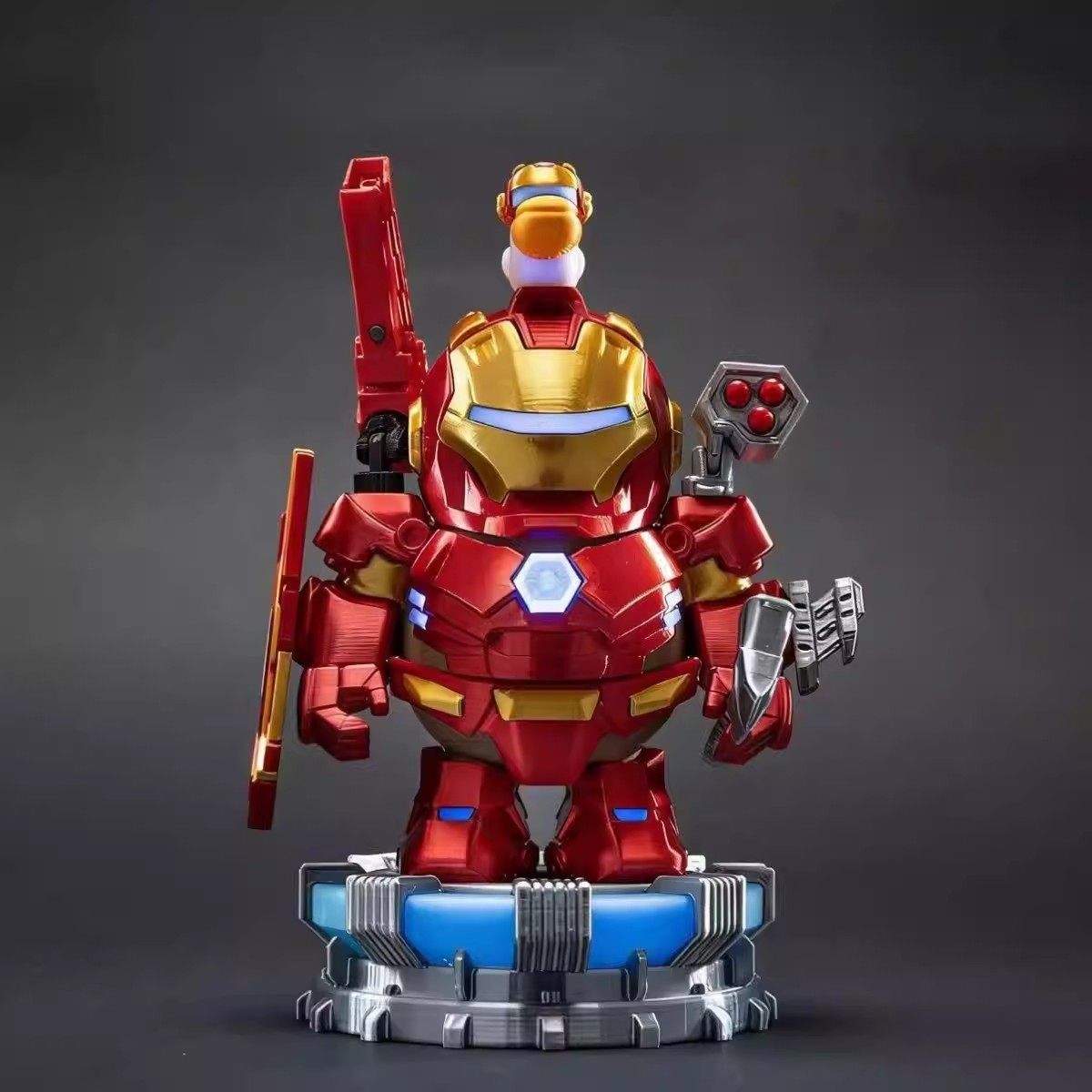 New Capibara Iron Man 3D Printed Capybara Superhero Toy Water Pig Figurine Ornament Decoration Model