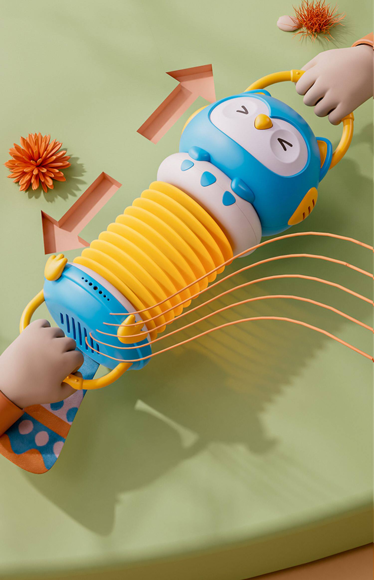 Погремушка 婴儿手风琴6个月以上宝宝音乐玩具0-1益智早教乐器一岁2儿童八9十