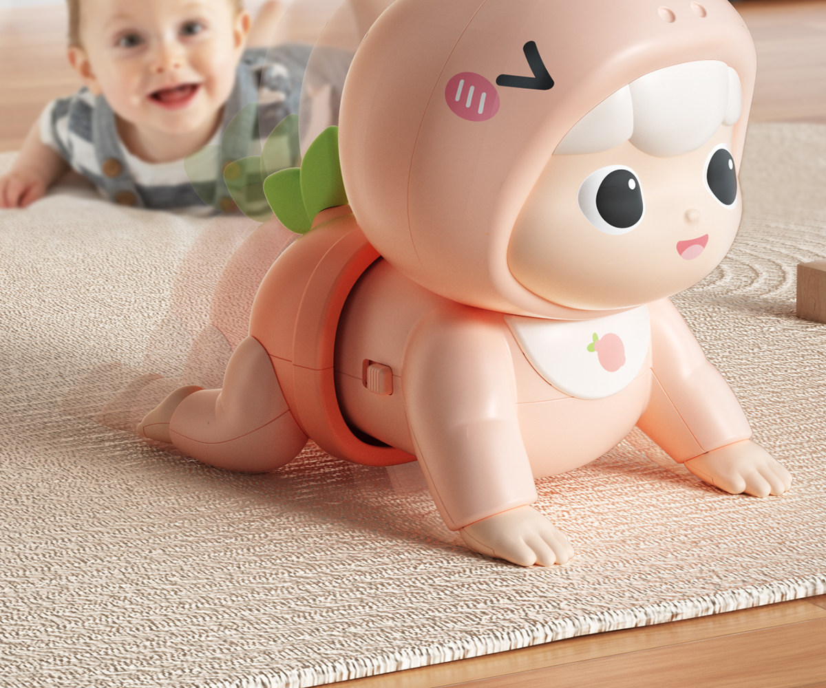 Погремушка 婴儿玩具0一1岁益智早教训练宝宝抬头引导练习学爬行0到6个月3龄4