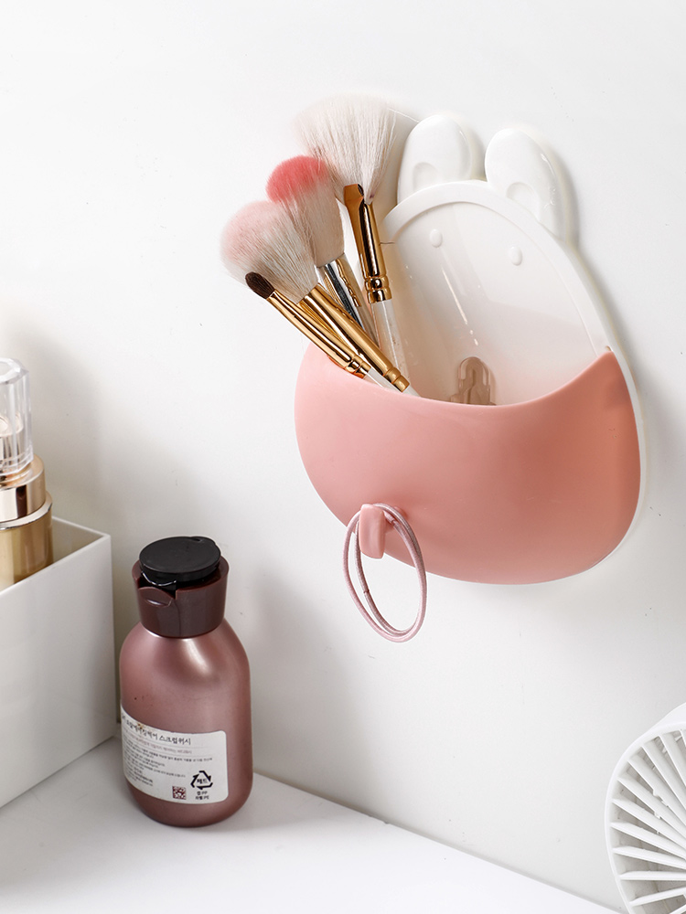 Punch-free mini storage basket kitchen bathroom storage rack storage basket kitchen storage rack hanging rack storage basket