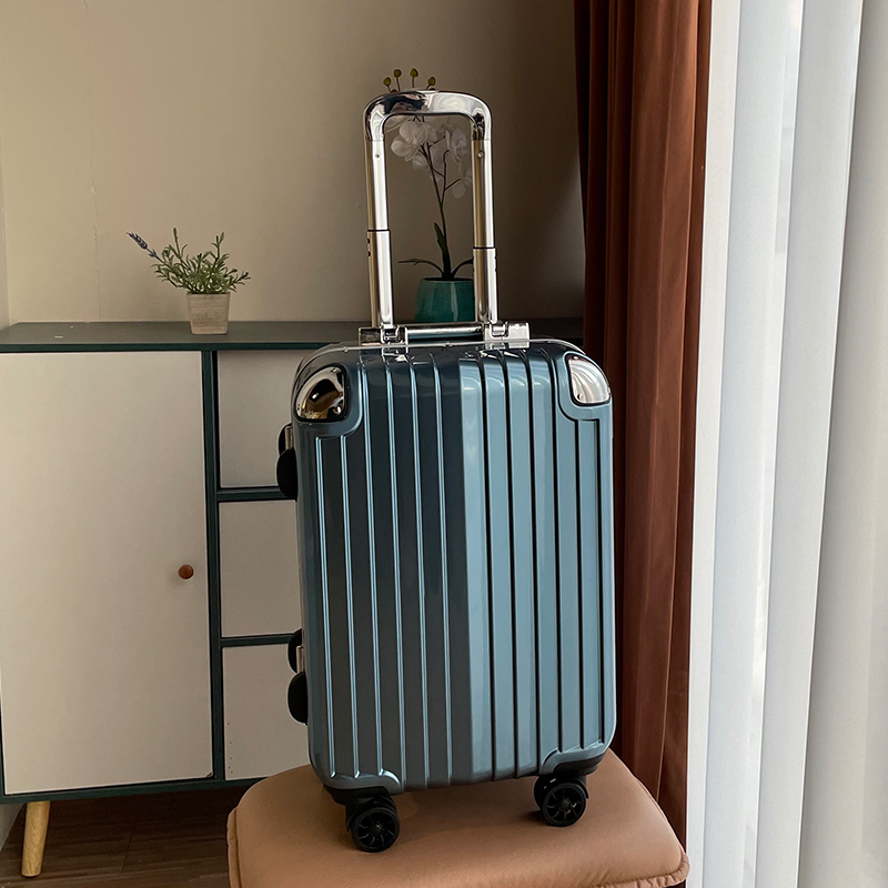 Paulinka suitcase women's high-end aluminum frame trolley case 20 inch male boarding password box ultra-light mute suitcase