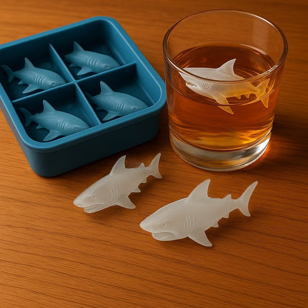 New Shark Silicone Ice Mold Shark Animal Silicone Ice Mold New Shark Silicone Ice Mold Shark Animal Silicone Ice Mold