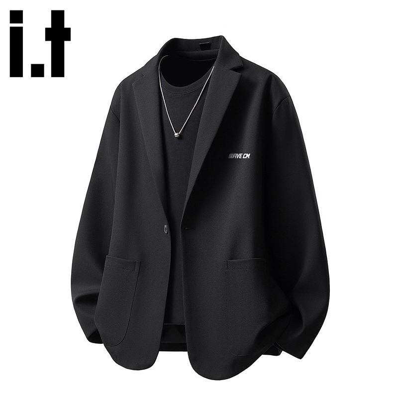 It Five cm Japanese Style Casual Suit for Men, Autumn Loose Fit, Drapey and Relaxed Suit Jacket It Five cm Japanese Style Casual Suit for Men, Autumn Loose Fit, Drapey and Relaxed Suit Jacket