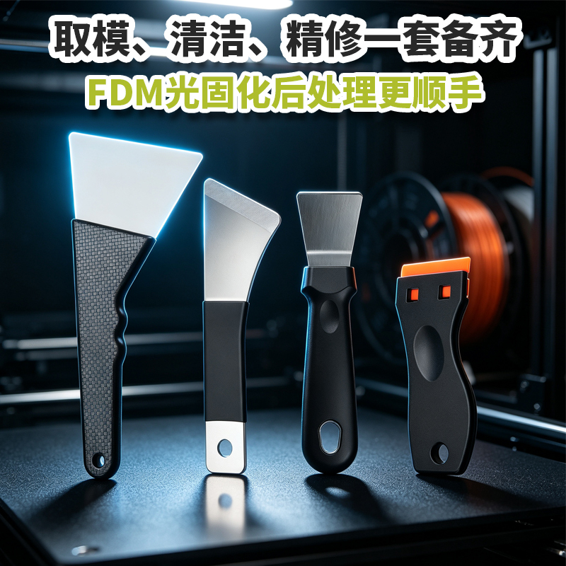 Ruitu Hot Bed Platform Scraper Light-Curing 3D Printing Scraper Resin Universal Shovel Model Cleaning Auxiliary Tool