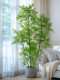 Bionic Nandina Bamboo Artificial Tree, High-End Simulated Landscaping Green Plant, Large Indoor Living Room Floor-Standing Potted Decorative Ornament