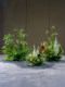 Artificial Flower Arrangements, Flower Bushes, Potted Plants, Landscape Creation, Indoor Shop Window Floor-Standing Floral Art, Simulated Green Plants for Decoration