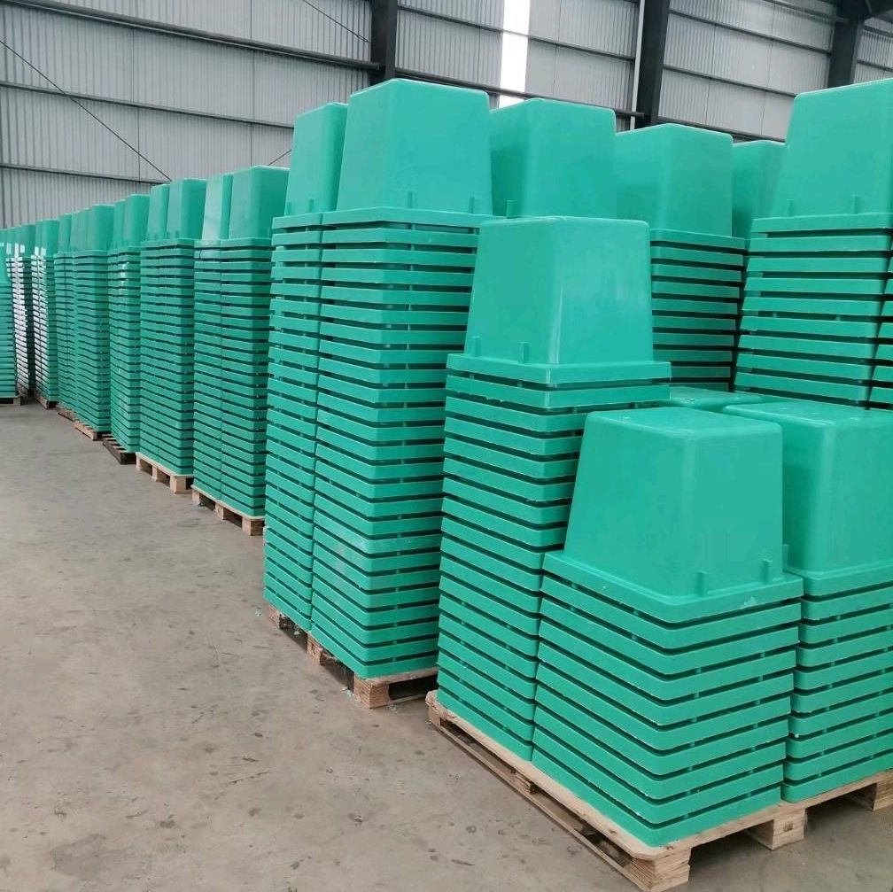 Composite manhole cover weak electric well integrated threading well communication strong electric finished hand hole well burglar-proof waterproof round well cover