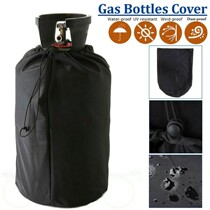Black Oxford Cloth Coal Gas Tank Protection Hood Outdoor Small Propane Tank Hood Waterproof And Anti-UV Hood