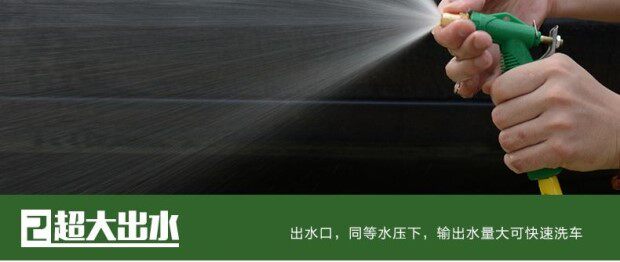 годовых 水管水枪家用高压洗车水枪浇花洗车神器汽车水枪头工具防冻爆软管