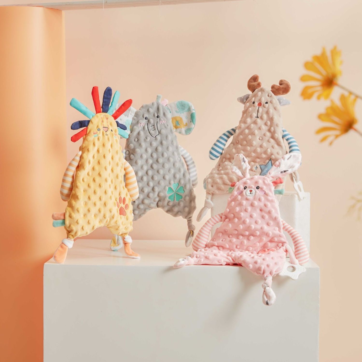 NOOER Infant and Toddler can be used to eat dolls to bite Lion Elephant Dough