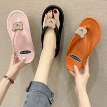 Japanese gp thick bottom flip-flops women wear ins tide couple non-slip beach clip-on sandals and slippers womens summer