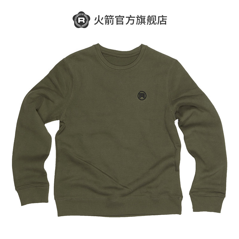 RSocket Rocket TFVMU07190 Army Green Long sleeves hooded sweatshirt