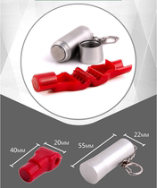 Hook lock anti-theft lock small red lock supermarket shelf cabinet slot plate hole plate unlocker