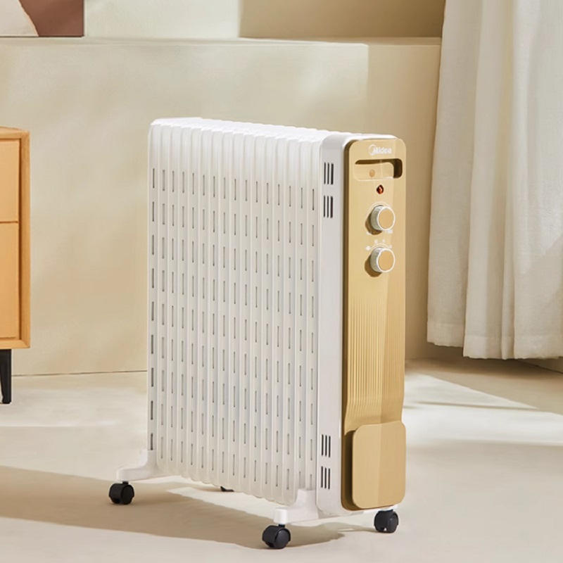 美的油汀家用取暖器大功率节能17片电暖气客厅速热大面积暖风机