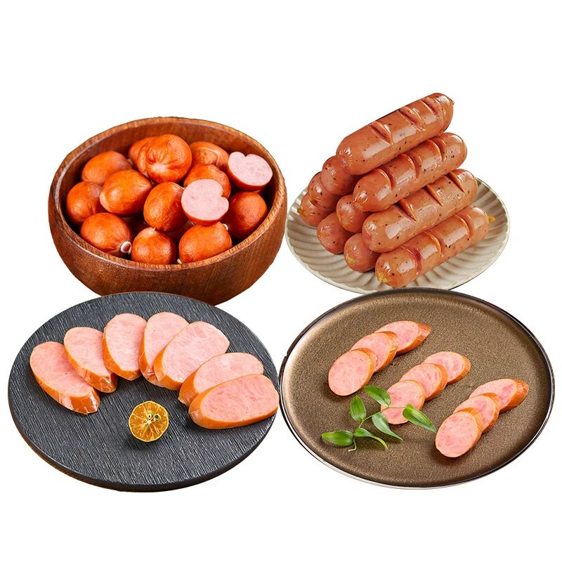 双花小肉枣70g*5+火山石烤肠70g*5+麻辣肠70g*5+酒仙肠70g*5组合 酒追实拍商品图