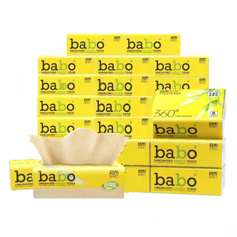 斑布抽纸水复合系列90抽*24包