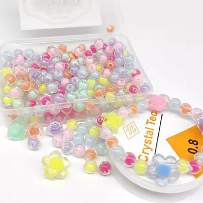 蒙联儿童手工串珠亚克力益智玩具