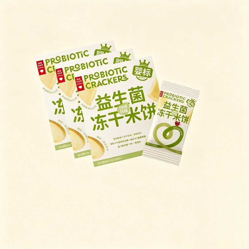 约28！乐纯益生菌冻干米饼3盒
