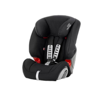 Britax EVOLVA123 детское сиденье черного цвета мягкий модный удобный ремень безопасности