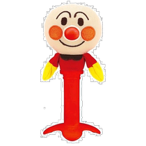 bandai Bandai outdoor sports toys Breadman rattle toys are easy to carry