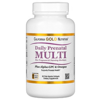 Hong Kong hair straightening iHerb California Gold Nutrition soft capsule prenatal vitamin 60 capsules